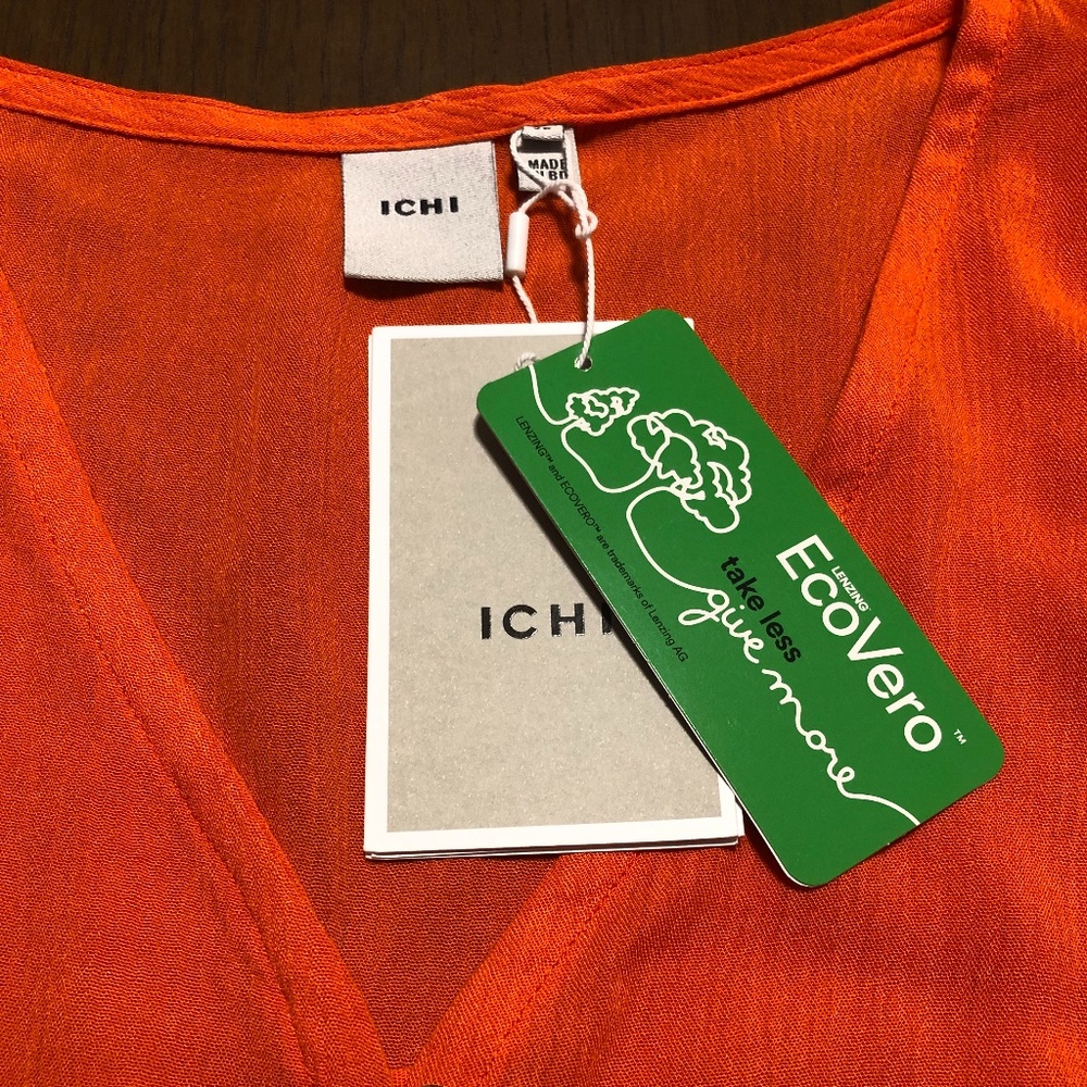 NWT Ichi Ruffle Top - Picture 3 of 4